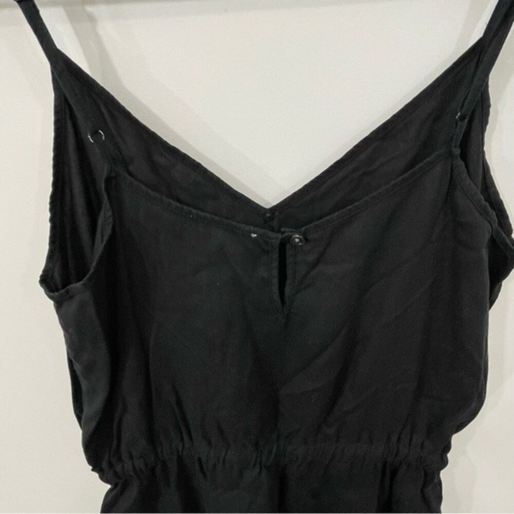 Wilfred Free Aritzia Little Black Romper Size SMALL Drawstring‎ Waist - Picture 3 of 8